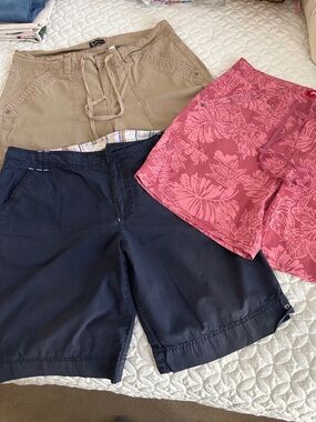 Union Bay, Supplies and Nautica Shorts Bundle Convertible Khaki  Size 12 NWT